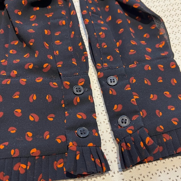 SALE!!!!Ann Taylor Blue Chiffon Blouse - Picture 7 of 13